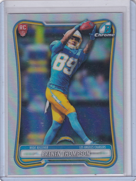 2026 Bowman Chrome Red Rookie #BRR-24 Brenen Thompson RC - Chargers