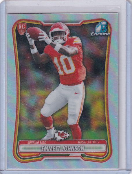 2026 Bowman Chrome Red Rookie #BRR-27 Emmett Johnson RC - Chiefs