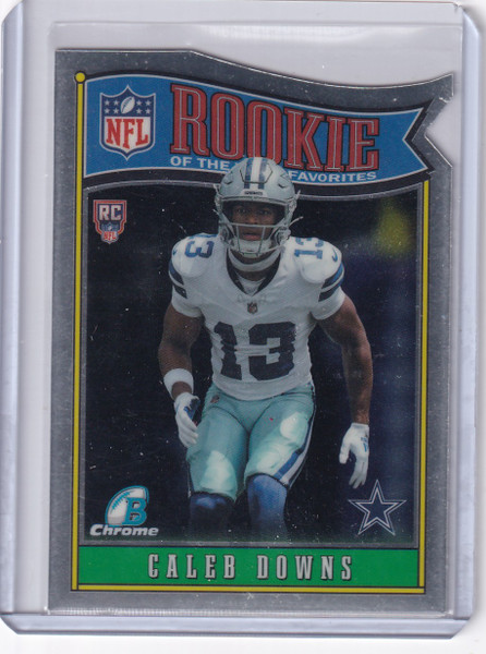 2026 Bowman Chrome Rookie of the Year Favorites #ROY-20 Caleb Downs - Cowboys