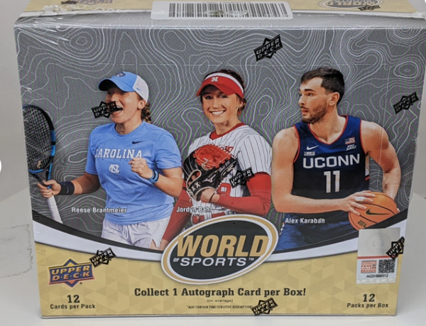 2025 Upper Deck World of Sports Hobby Box Sealed Volume 1
