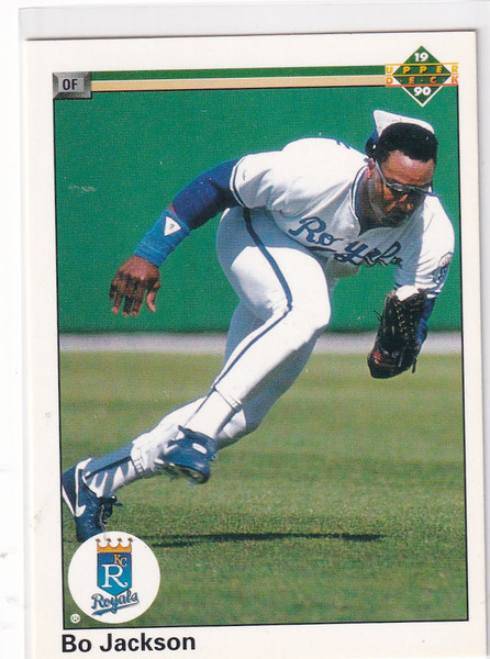 1990 UPPER DECK #105 BO JACKSON- KANSAS CITY ROYALS