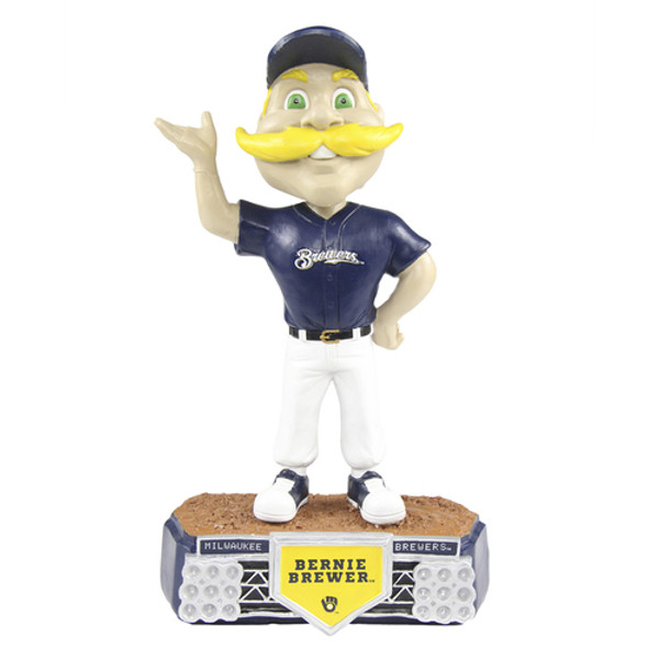 MLB Headline Bobble Head Mascot Milwaukee Brewers Bernie Brewer