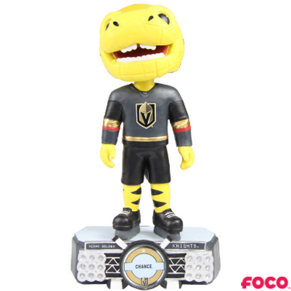 NHL Stadium Lights Bobble Head Mascot Vegas Golden Knights CHANCE