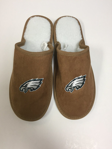 Philadelphia Eagles Men's Team Color Moccasin Slide Slippers