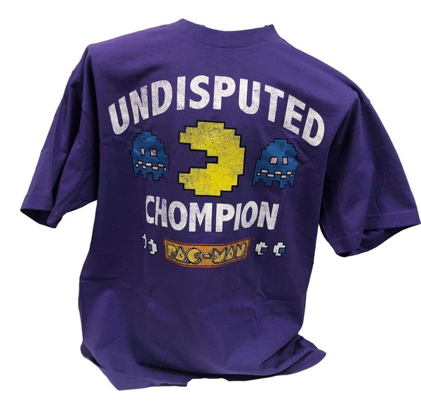 Pac-Man Undisputed Champion T-Shit Purple (Large)