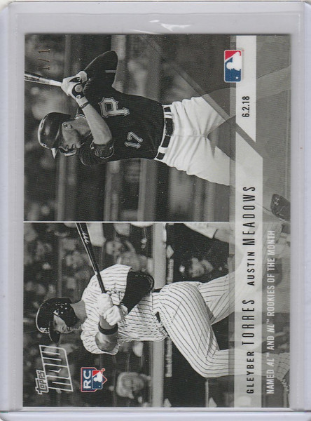 2020 Topps Now Platinum B&W #277BW Torrs/Meadows ROM 1/1