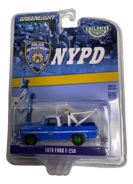 Greenlight 1:64 NYPD Police Department 1979 Ford F-250 Hobby Exclusive CHASE
