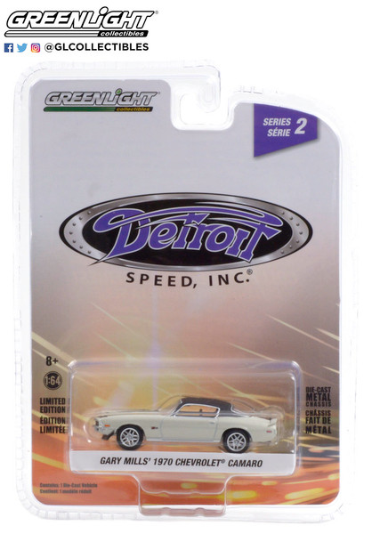 Greenlight 1:64 Detroit Speed Inc Series 2 Gary Mills 1970 Chevrolet Camaro