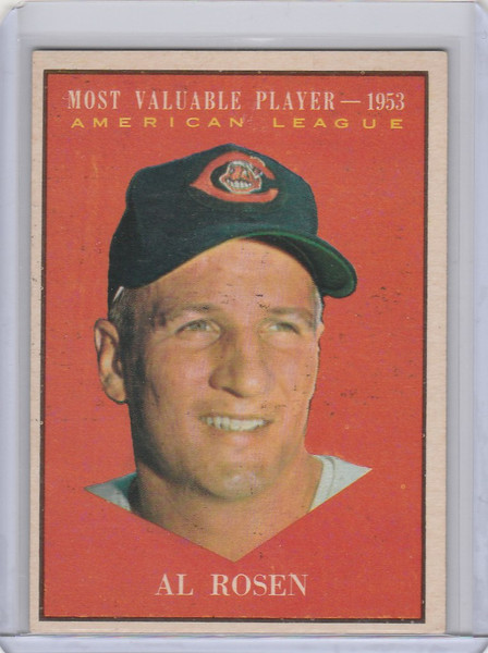 1961 Topps #474 Al Rosen Cleveland Indians EXMT 1953 MVP