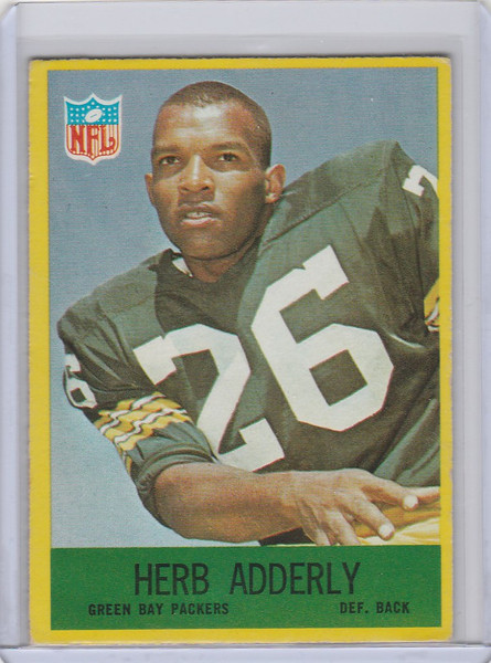 1967 Philadelphia #74 Herb Adderly Green Bay Packers EXMT