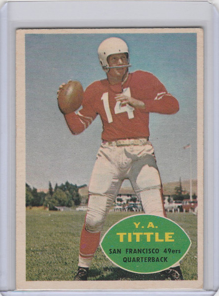 1960 Topps #113 Y.A. Tittle San Francisco 49ers EX