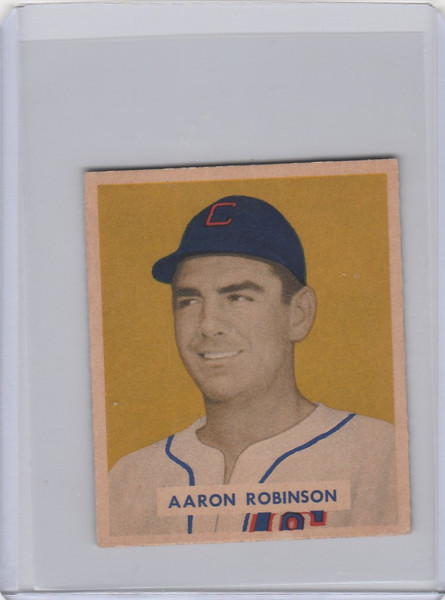 1949 Bowman #133 Aaron Robinson Detroit Tigers EXMT