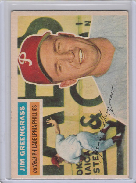 1956 Topps #275 Jim Greengrass Philadelphia Phillies EXMT