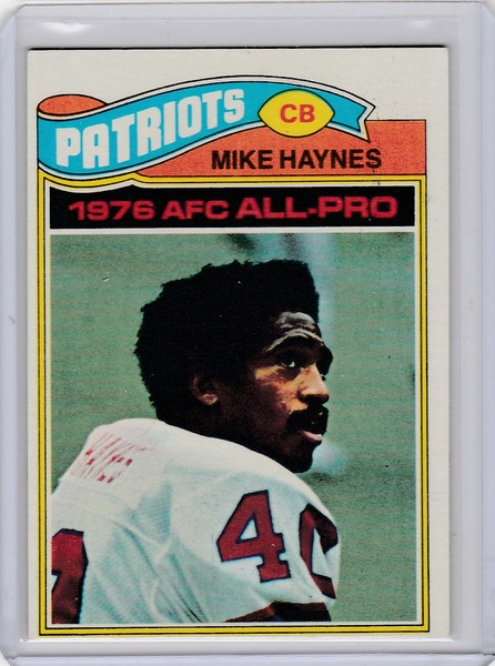 1977 Topps #50 Mike Haynes New England Patriots NRMT