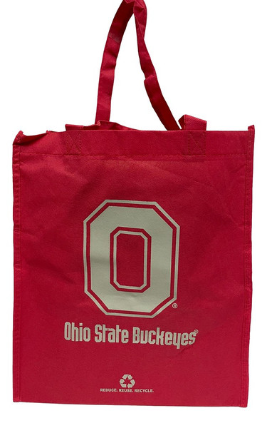 Ohio State Buckeyes Printed Non-Woven Reusable Grocery Tote Bag (2 Pack)