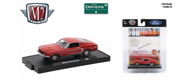 M2 Machines Auto-Drivers 1:64 R75 1968 Ford Mustang GT 390