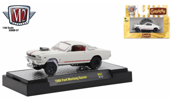 M2 Machines 1:64 Detroit Muscle Release 57 1966 Ford Mustang Gasser