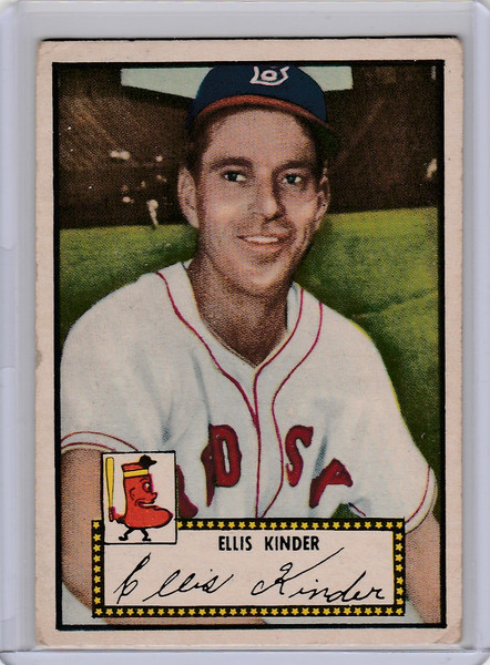 1952 Topps #78 Elliss Kinder Boston Red Sox VG Black Back