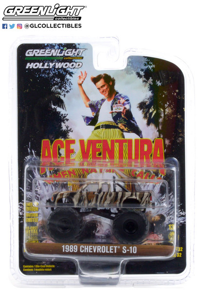 Greenlight 1:64 Hollywood Series 32 1989 Chevrolet S10 Monster Truck Ace Venture