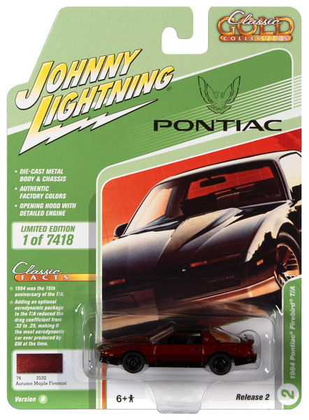 Johnny Lightning JLCG025 Classic Gold VER B 1984 Pontiac Firebird T/A Autumn