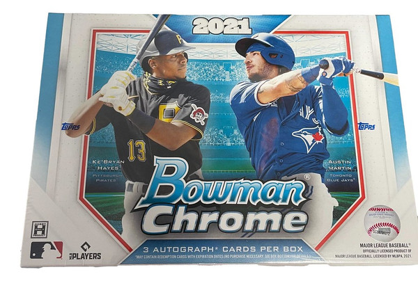 2021 Bowman Chrome Baseball HTA Hobby Box