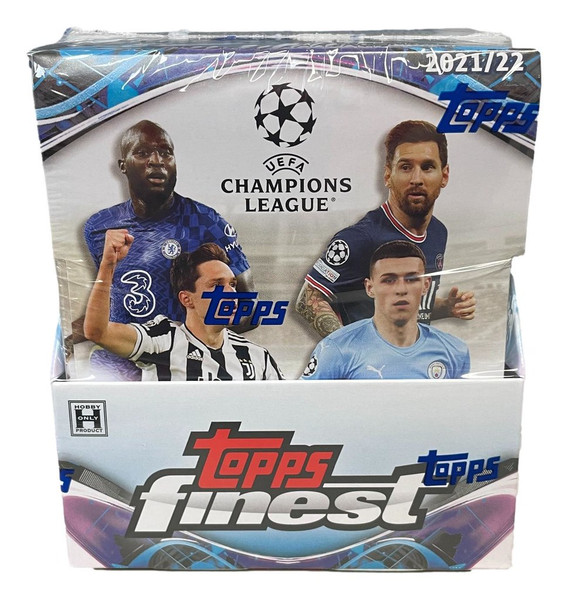 2021-22 Topps Finest UEFA Champions League Collection Soccer Hobby Box