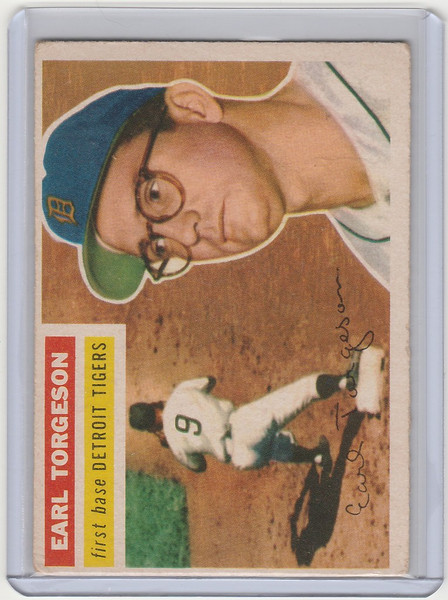 1956 Topps #147 Earl Torgeson Detroit Tigers EXMT