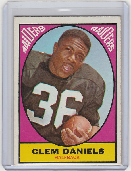 1967 Topps #110 Clem Daniels Oakland Raiders EXMT