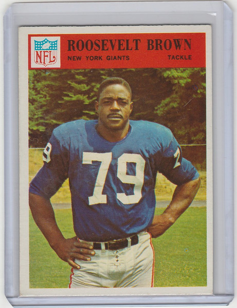 1966 Philadelphia #119 Roosevelt Brown New York Giants NRMT
