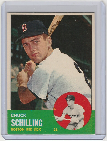 1963 Topps #52 Chuck Schilling Boston Red Sox EXMT