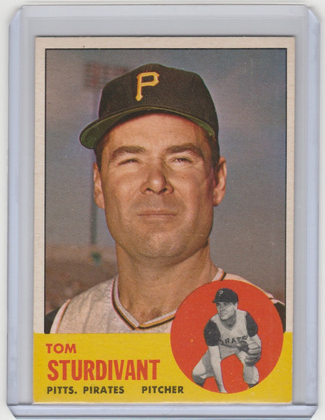 1963 Topps #281 Tom Sturdivant Pittsburgh Pirates EXMT