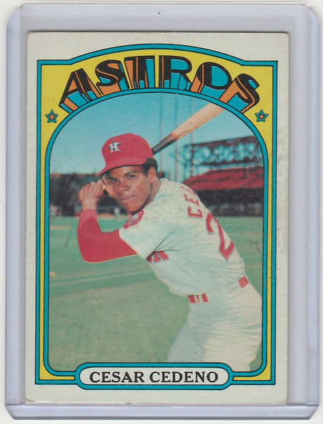 1972 Topps #65 Cesar Cedeno Houston Astros EXMT