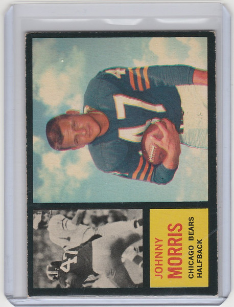 1962 Topps #15 Johnny Morris Chicago Bears EX