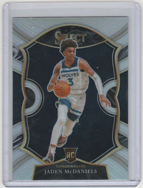 2020-21 Panini Select #88 Jaden McDaniels Minnesota Timberwolves