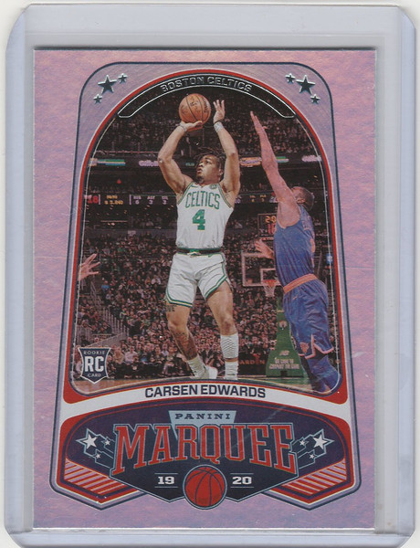 2019-20 Panini Chronicles Marquee #239 Carsen Edwards Boston Celtics