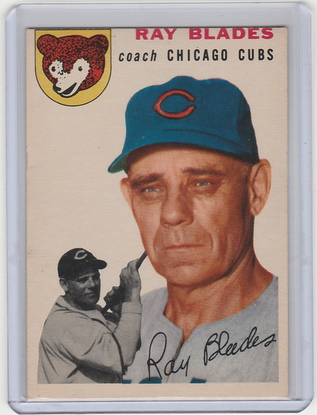 1954 Topps #243 Ray Blades Chicago Cubs EXMT