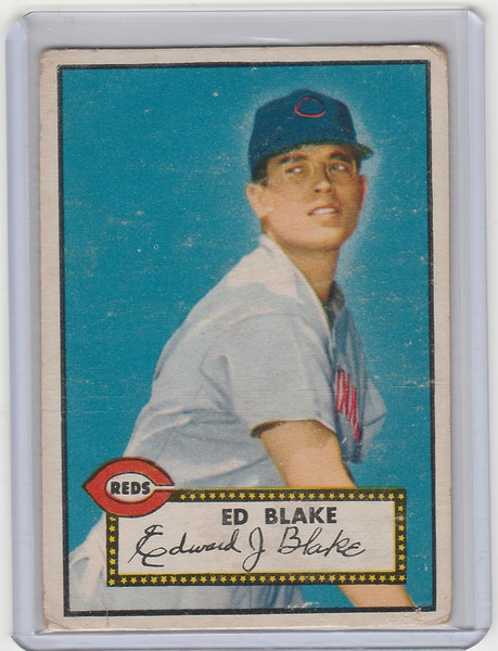 1952 Topps #144 Ed Blake Cincinnati Reds EX