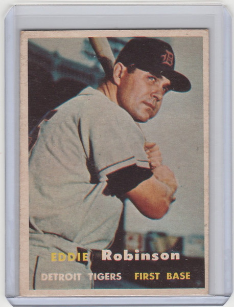 1957 Topps #238 Eddie Robinson Detroit Tigers EXMT 1B