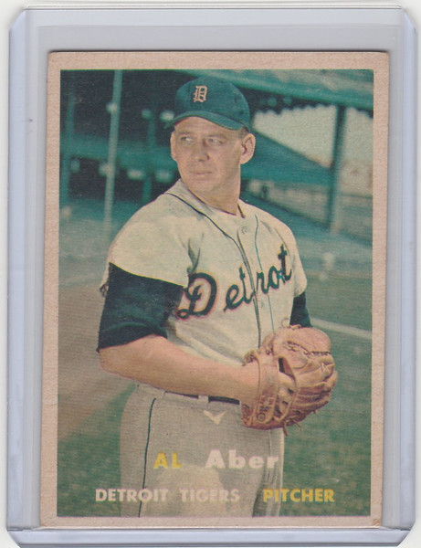 1957 Topps #141 Al Aber Detroit Tigers EXMT