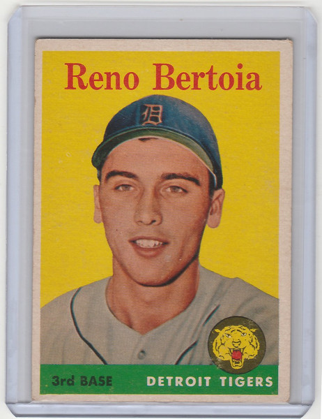 1958 Topps #232 Reno Bertoia Detroit Tigers EXMT