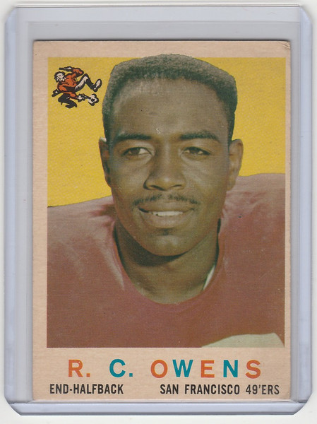 1959 Topps #33 R.C. Owens San Francisco 49ers EX