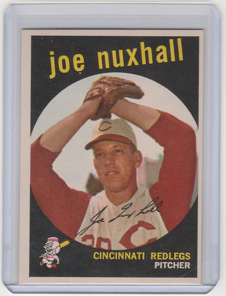 1959 Topps #389 Joe Nuxhall Cincinnati Redlegs EXMT