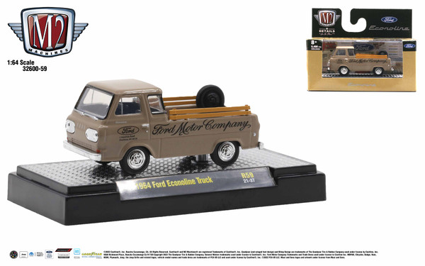 M2 Machines 1:64 Detroit Muscle Release 59 1964 Ford Econoline Truck