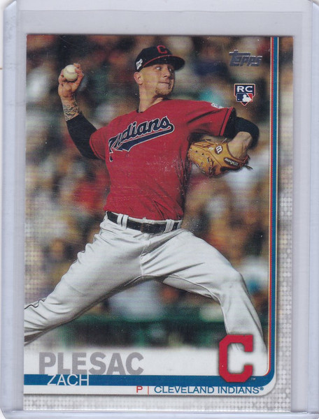 2019 Topps Update Series US19 Plesac Zach Cleveland Indians