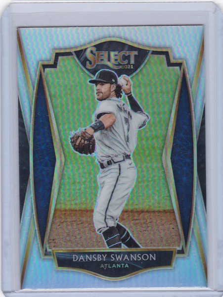 2021 Panini Select Premier Level #109 Dansby Swanson Atlanta Braves