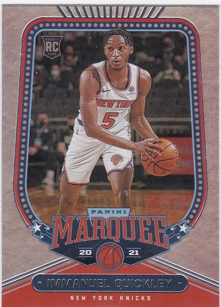 2020-21 Chronicles Marquee #264 Immanuel Quickley RC New York Knicks