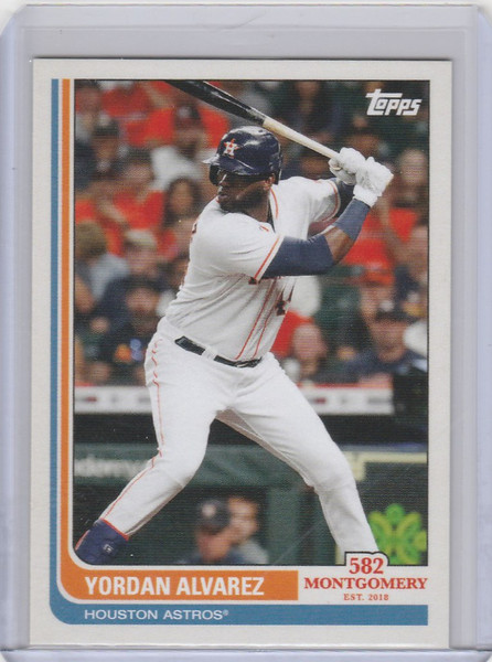 2022 Topps 582 Montgomery Club Set #3 Lost Designs #4 Yordan Alvarez Astros