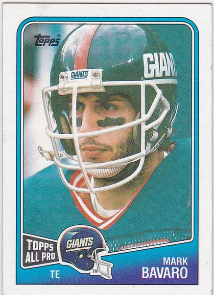 1988 Topps #277 Mark Bavaro New York Giants