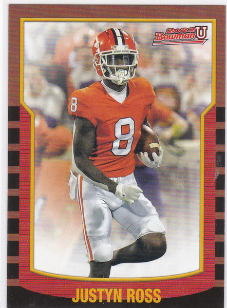 2021-22 Bowman University #2KB-25 Justyn Ross 2000 Retro