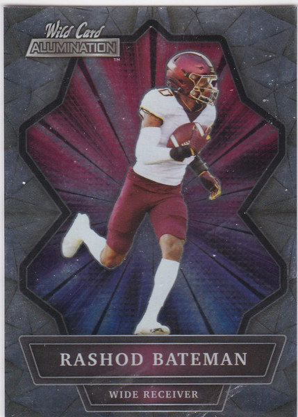 2021 Wild Card Alumination # ABC-21 Rashod Bateman Baltimore Ravens